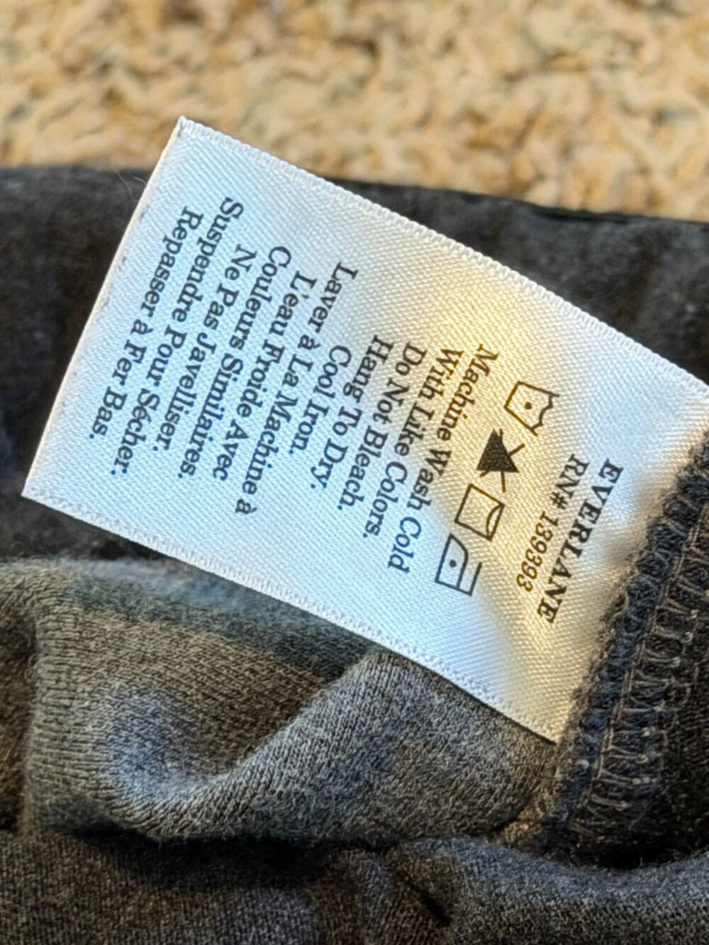 Everlane The Dream Pant Heathered Charcoal Gray Large L - Picture 9 of 12